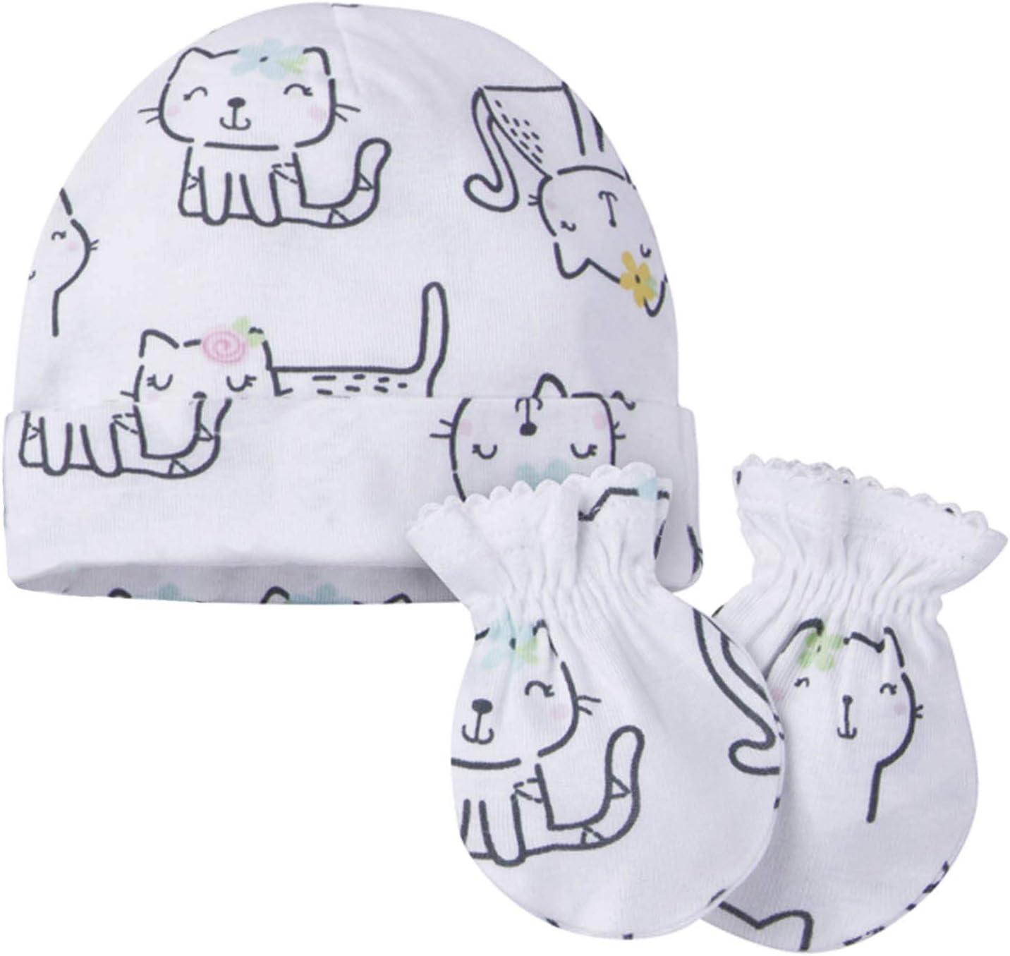 imageOnesies Brand Unisex Baby 12piece Cap and Mitten SetAssortedMulticolor