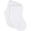 imageOnesies Brand Unisex Baby 12Pair Bootie SocksWhite Cuffed Bootie