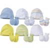 imageOnesies Brand Unisex Baby 12Piece Cap and Mitten Set clouds 06 Months