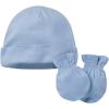 imageOnesies Brand Unisex Baby 12Piece Cap and Mitten Set clouds 06 Months