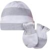 imageOnesies Brand Unisex Baby 12piece Cap and Mitten SetStripe