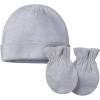 imageOnesies Brand Unisex Baby 12piece Cap and Mitten SetStripe