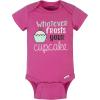 imageOnesies Brand babygirls 8pack Short Sleeve Mix ampamp Match BodysuitsPink Sweet Treats