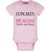 imageOnesies Brand babygirls 8pack Short Sleeve Mix ampamp Match BodysuitsPink Sweet Treats