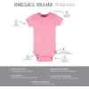 imageOnesies Brand babygirls 8pack Short Sleeve Mix ampamp Match BodysuitsSolid Girl Colors