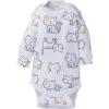 imageOnesies Brand unisexbaby 6pack Long Sleeve BodysuitsCats