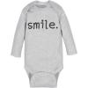 imageOnesies Brand unisexbaby 6pack Long Sleeve BodysuitsNeutral Grey