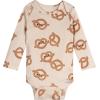 imageOnesies Brand unisexbaby 6pack Long Sleeve BodysuitsPretzels