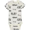 imageOnesies Brand unisexbaby 8pack Short Sleeve Mix ampamp Match BodysuitsPlay Smile  Hug Neutrals