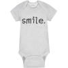 imageOnesies Brand unisexbaby 8pack Short Sleeve Mix ampamp Match BodysuitsPlay Smile  Hug Neutrals