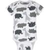 imageOnesies Brand unisexbaby 8pack Short Sleeve Mix ampamp Match BodysuitsWhite Elephant