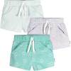 imageOnesies Brand Baby 3Pack Knit ShortsSmiley Faces