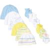 imageOnesies Brand Unisex Baby 12Piece Cap and Mitten Set clouds 06 Months