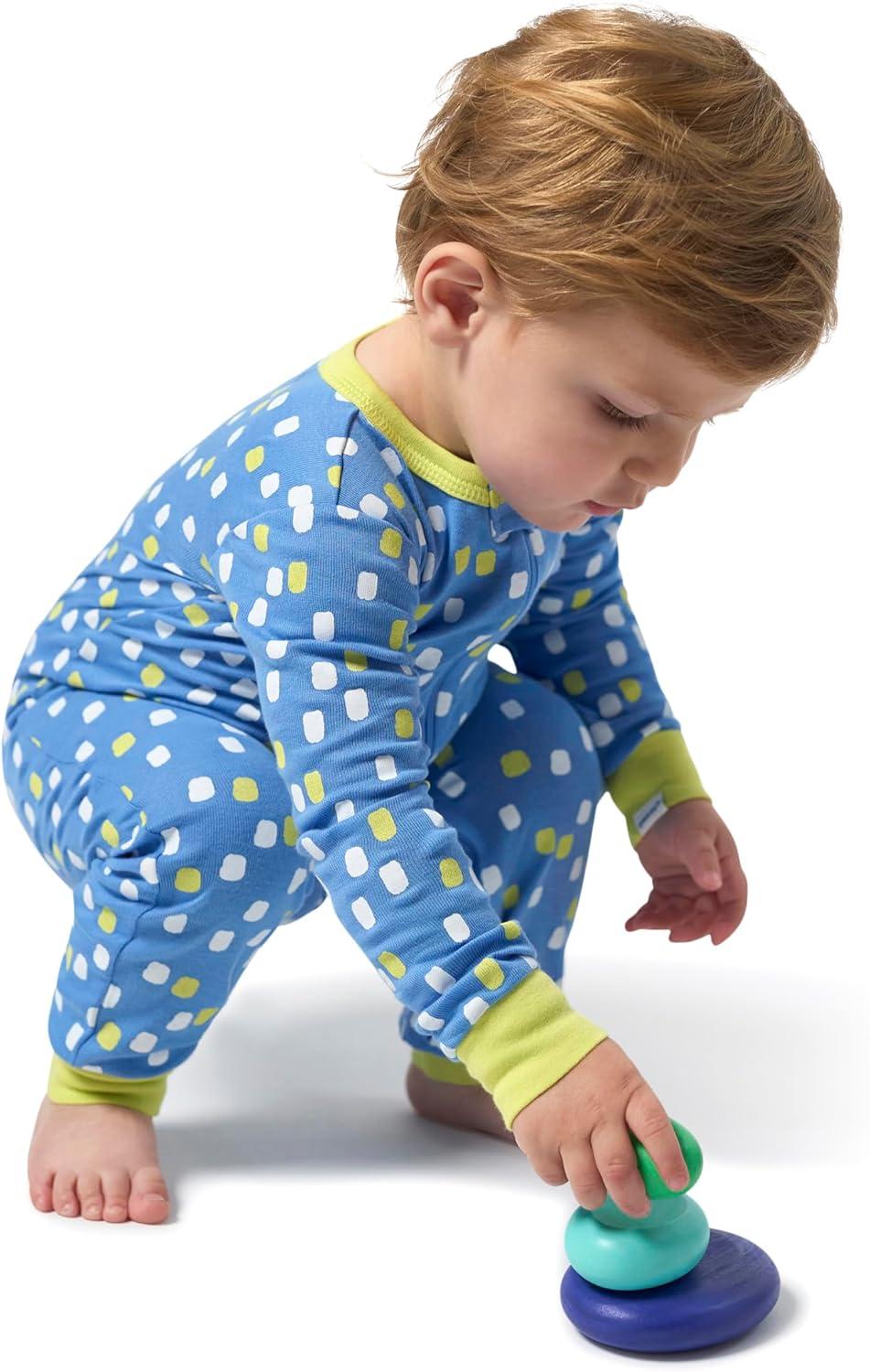 imageOnesies Brand Baby Boys 3Pack Snug Fit OnePiece Cotton PajamasDinos