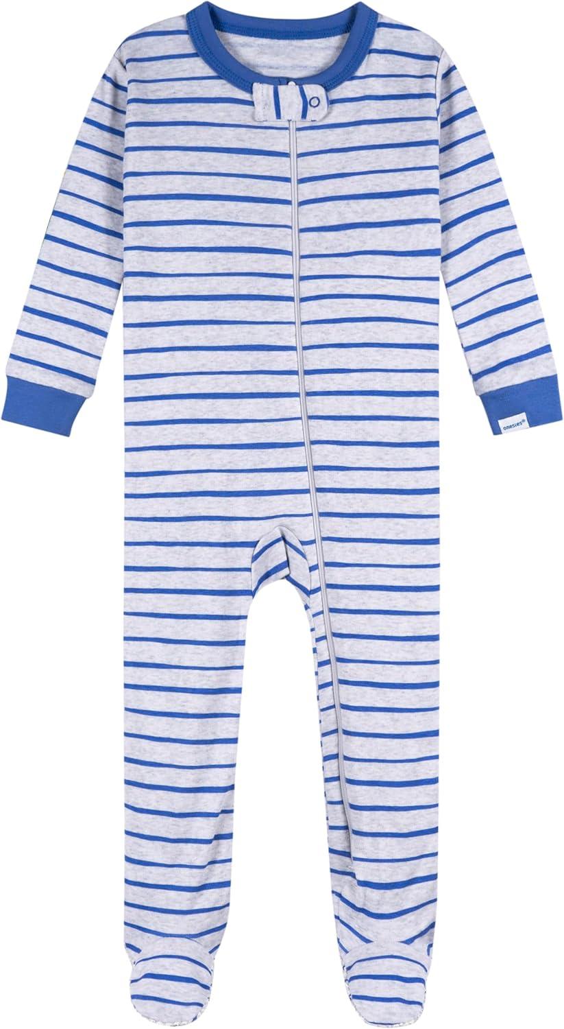 imageOnesies Brand Baby Boys 4pack Footed PajamasSnack Truck