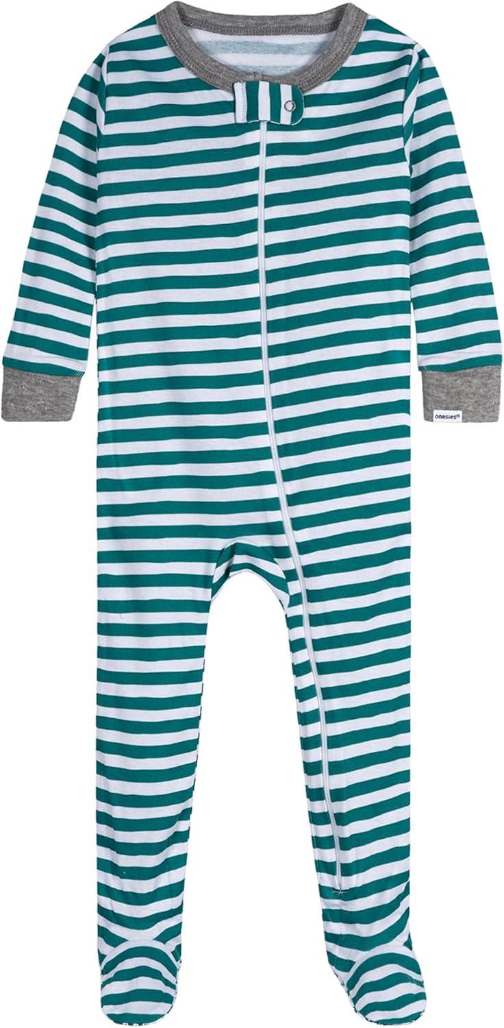 imageOnesies Brand Baby Boys 4pack Footed PajamasTreats
