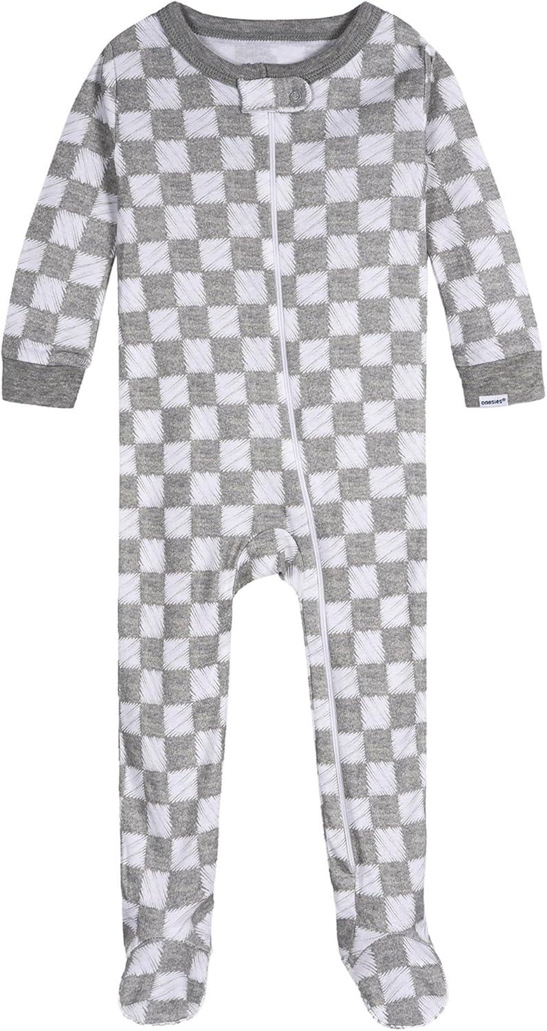 imageOnesies Brand Baby Boys 4pack Footed PajamasTreats
