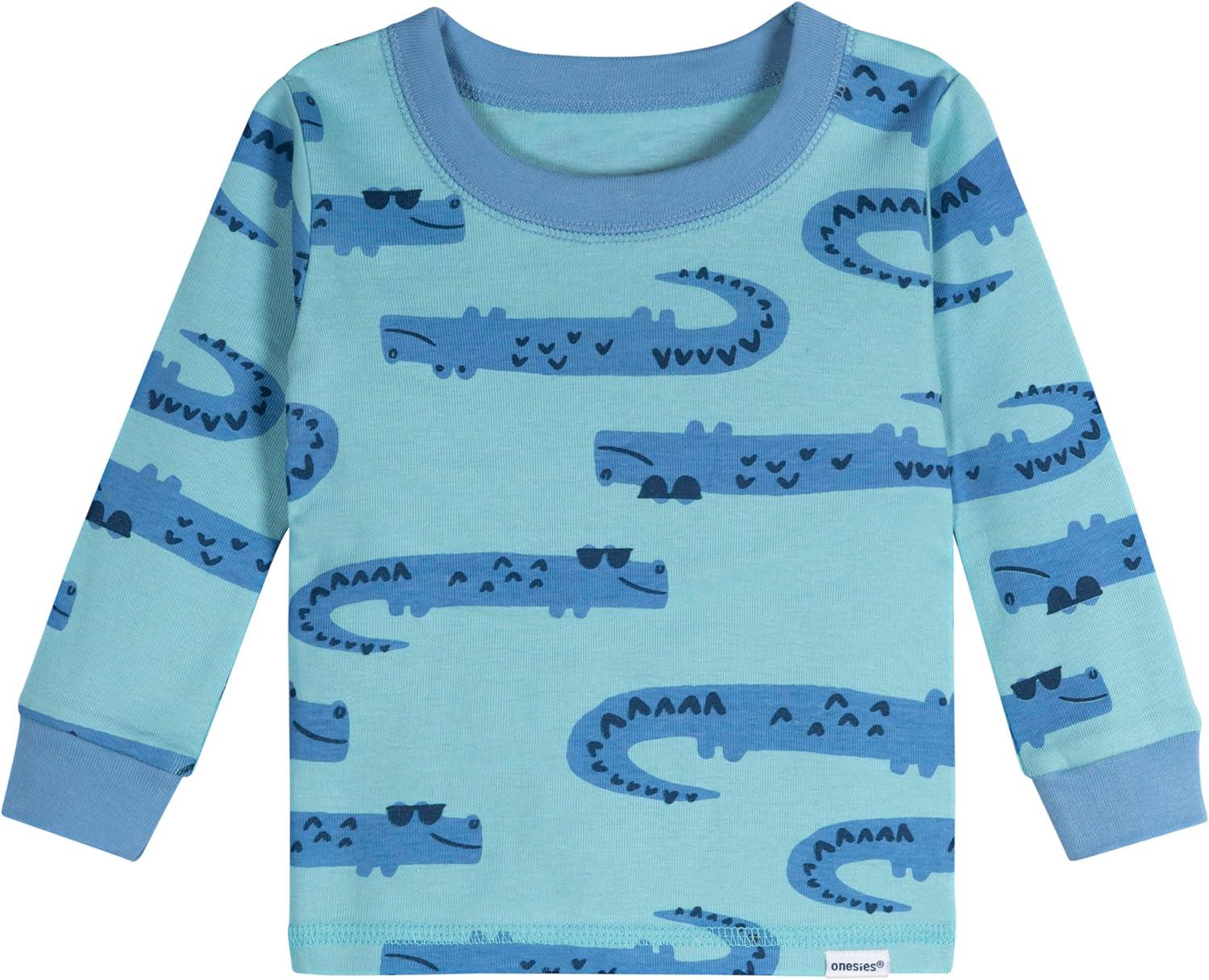 imageOnesies Brand Baby Boys Snug Fit 4Piece Pajama SetCars