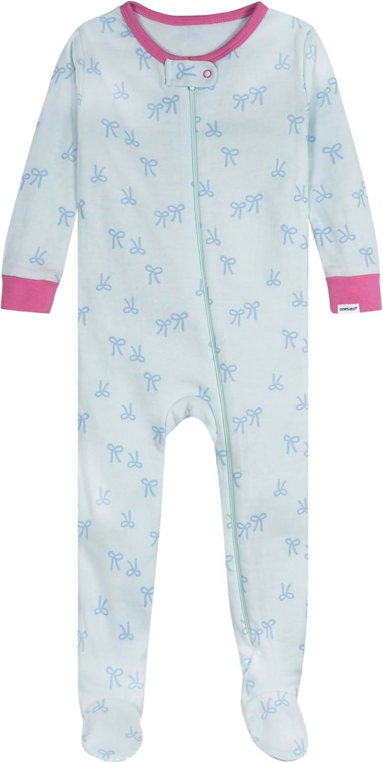 imageOnesies Brand Baby Girls 4Pack Footed PajamasPears