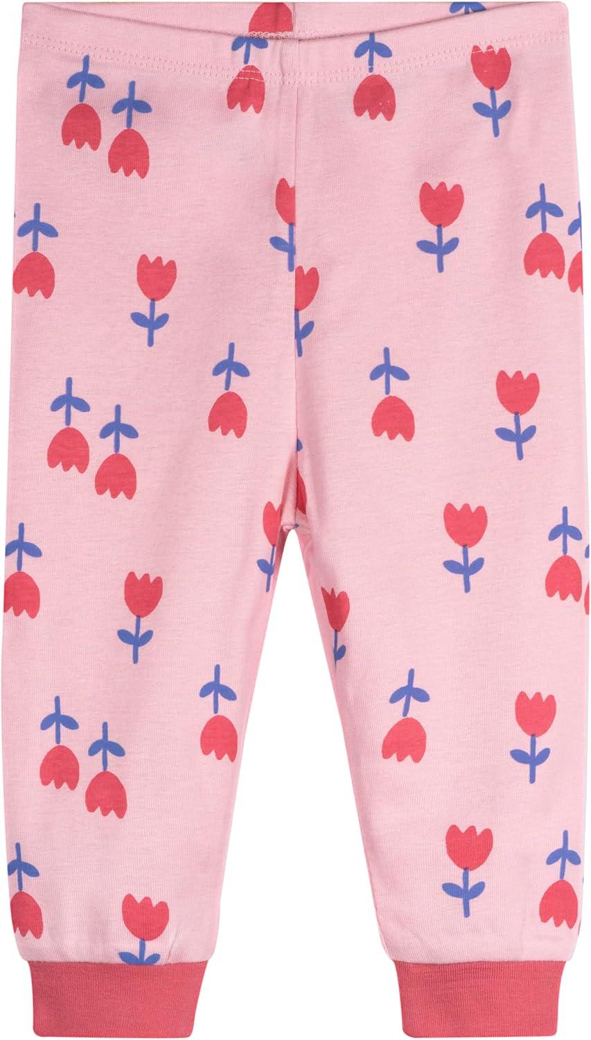 imageOnesies Brand Baby Girls Snug Fit 4Piece Pajama SetBerries