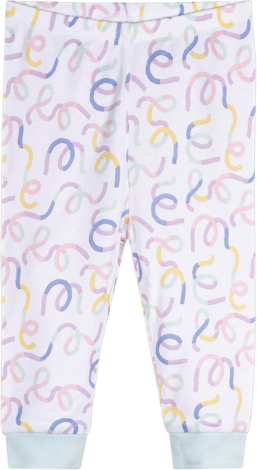 imageOnesies Brand Baby Girls Snug Fit 4Piece Pajama SetNaps