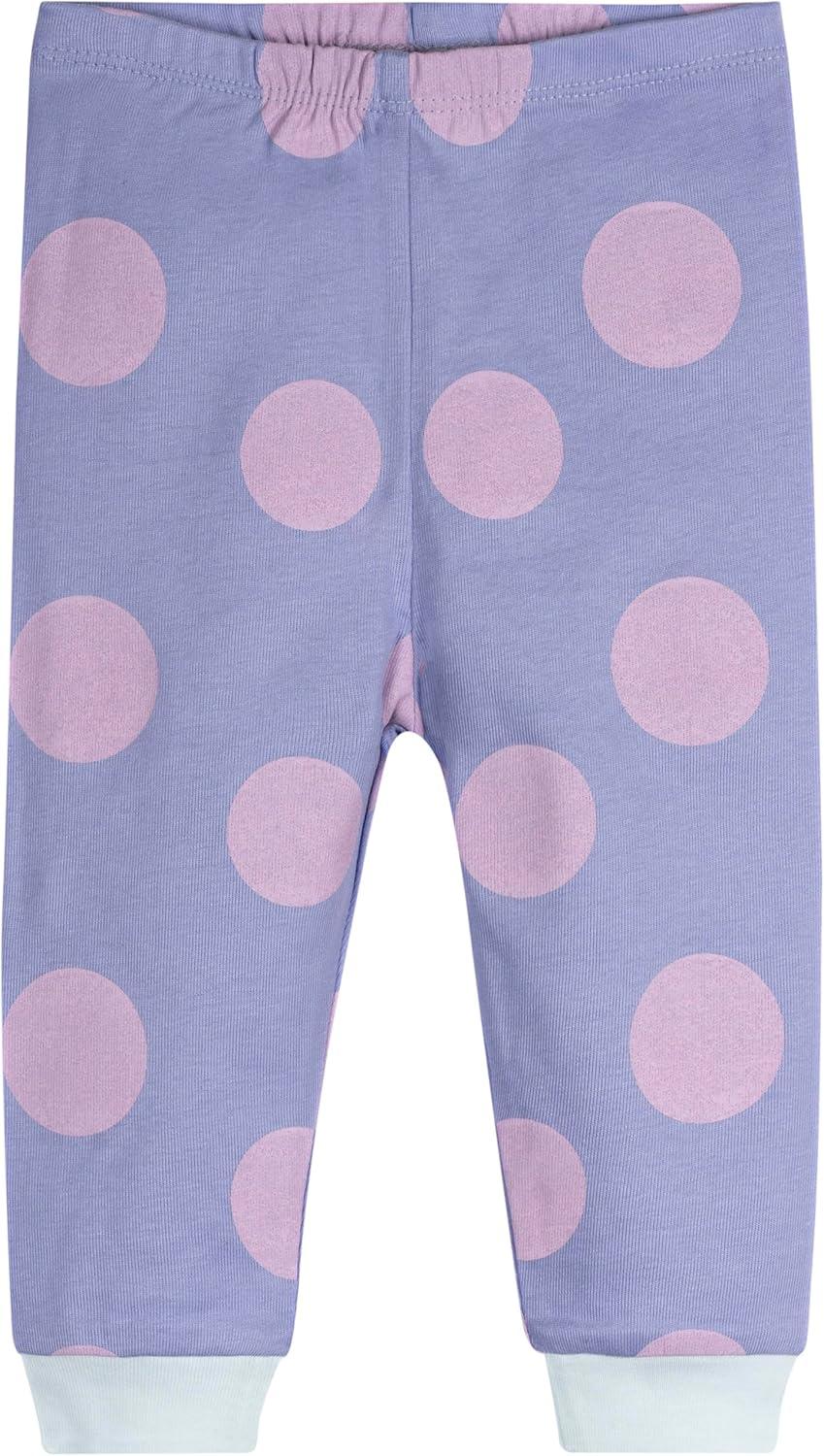 imageOnesies Brand Baby Girls Snug Fit 4Piece Pajama SetNaps