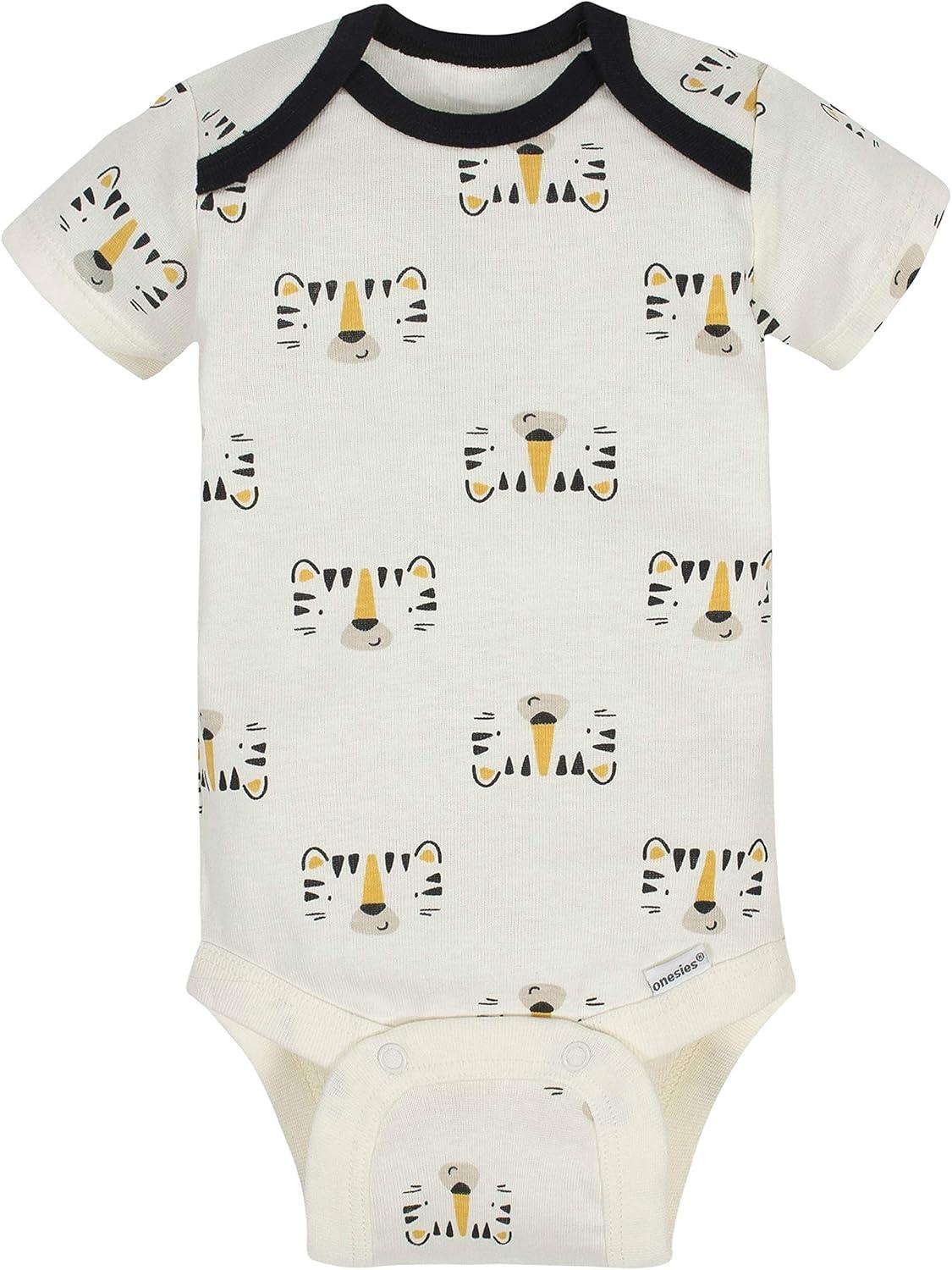 imageOnesies Brand Unisex Baby 3 Outfit Bundle Mix Match Newborn to 12m Pants SetBlack Yellow Tiger Stripe