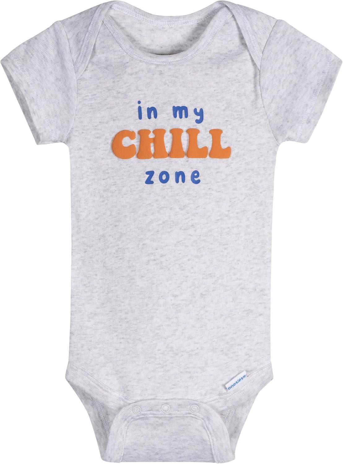 imageOnesies Brand Unisex Baby 3 Outfit Bundle Mix Match Newborn to 12m Pants SetChill Zone