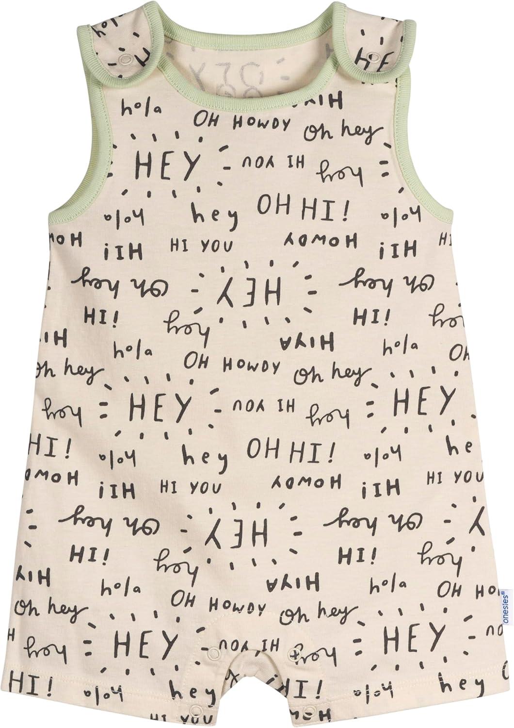 imageOnesies Brand Unisex Baby Unisex Baby 3pack RomperHello