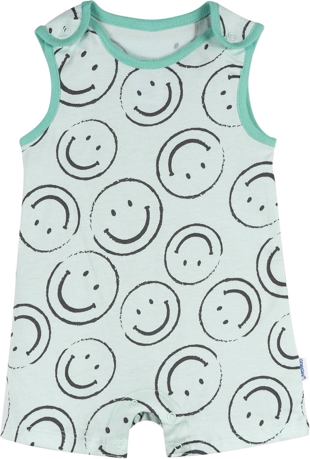 imageOnesies Brand Unisex Baby Unisex Baby 3pack RomperSmiles