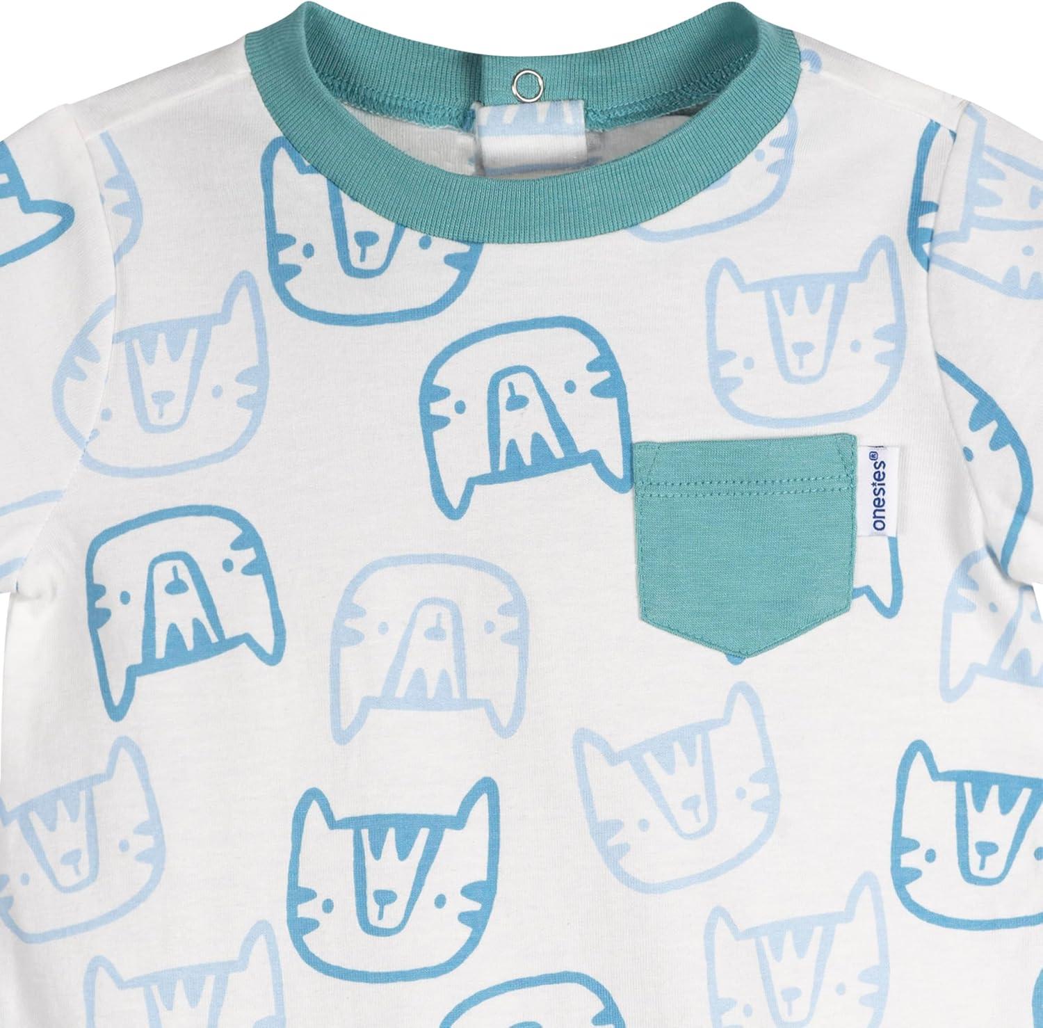 imageOnesies Brand babyboys 3pack RomperCritters