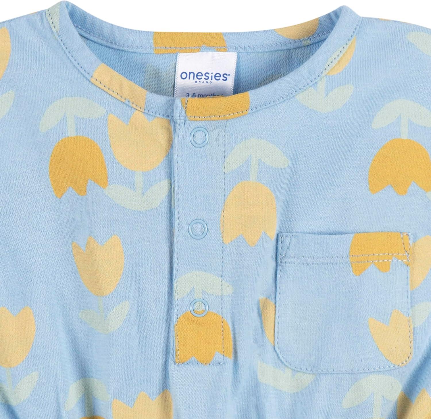imageOnesies Brand babygirls 3pack RomperLemons