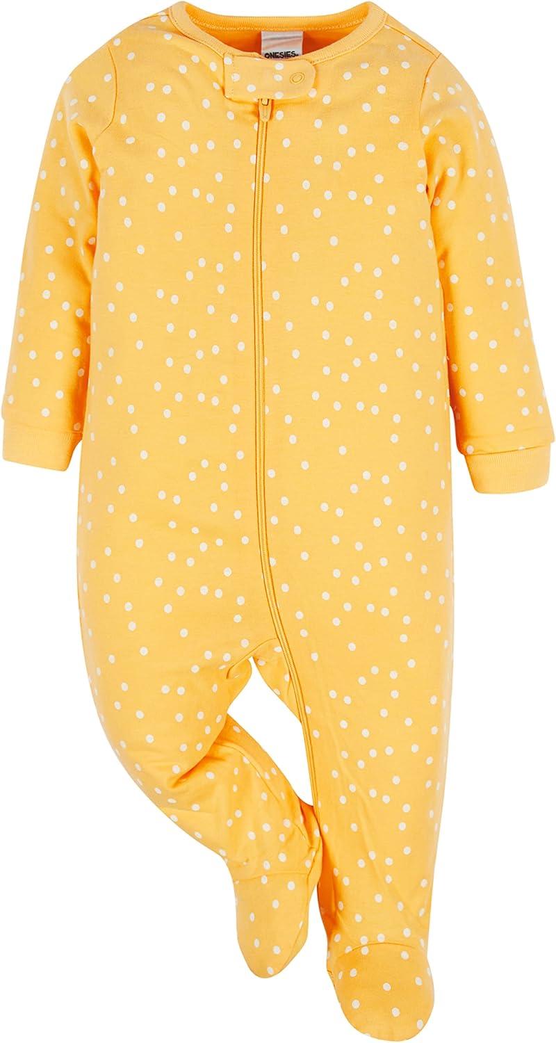 imageOnesies Brand babygirls 4pack Sleep N Play Footies Multi PackFox