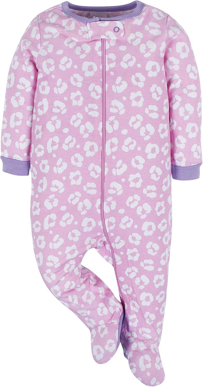 imageOnesies Brand babygirls 4pack Sleep N Play Footies Multi PackRainbows