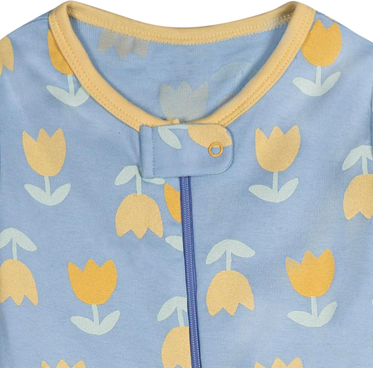 imageOnesies babygirls Brand 2pack Footed PajamasLemons