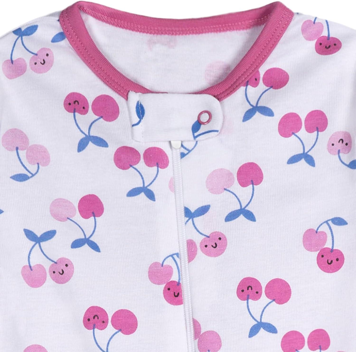 imageOnesies babygirls Brand 2pack Footed PajamasPears