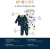 imageOnesies Brand Baby Boys Snug Fit 4Piece Pajama SetApples
