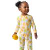 imageOnesies Brand Baby Girls 3Pack Snug Fit OnePiece Cotton PajamasLemons
