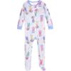 imageOnesies Brand Baby Girls 4Pack Footed PajamasRainy Day