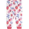 imageOnesies Brand Baby Girls Snug Fit 4Piece Pajama SetBerries