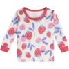 imageOnesies Brand Baby Girls Snug Fit 4Piece Pajama SetBerries