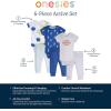 imageOnesies Brand Unisex Baby 3 Outfit Bundle Mix Match Newborn to 12m Pants SetChill Zone