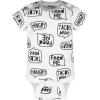 imageOnesies Brand Unisex Baby 3 Outfit Bundle Mix Match Newborn to 12m Pants SetGrey Orange Pizza