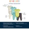 imageOnesies Brand Unisex Baby 3 Outfit Bundle Mix Match Newborn to 12m Pants SetMilk Dinner