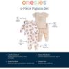 imageOnesies Brand Unisex Baby Snug Fit 4Piece Pajama SetPretzels
