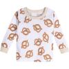imageOnesies Brand Unisex Baby Snug Fit 4Piece Pajama SetPretzels