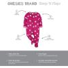 imageOnesies Brand babygirls 4pack Sleep N Play Footies Multi PackFox