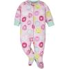 imageOnesies Brand babygirls 4pack Sleep N Play Footies Multi PackPink Sweet Treats