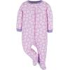 imageOnesies Brand babygirls 4pack Sleep N Play Footies Multi PackRainbows