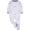 imageOnesies Brand babygirls 4pack Sleep N Play Footies Multi PackRainbows